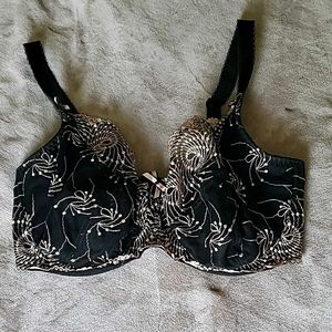 34H Fit Fully Yours Black Lace Bra